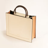 Briefcase Bag - Beige