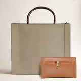 Briefcase Bag - Beige